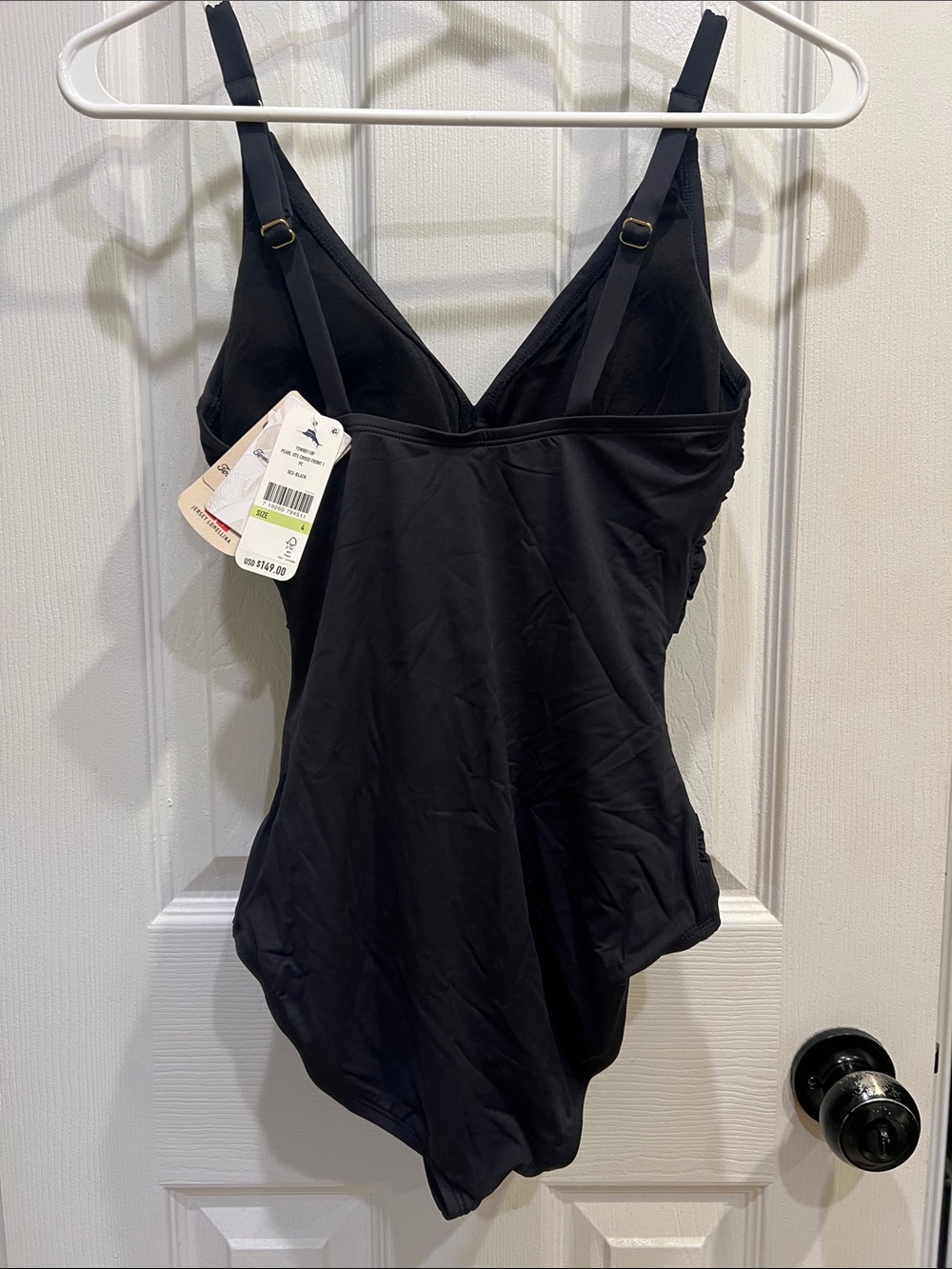 Tommy Bahama Women's Pearl Cross Front One-Piece - Picture 5 of 8